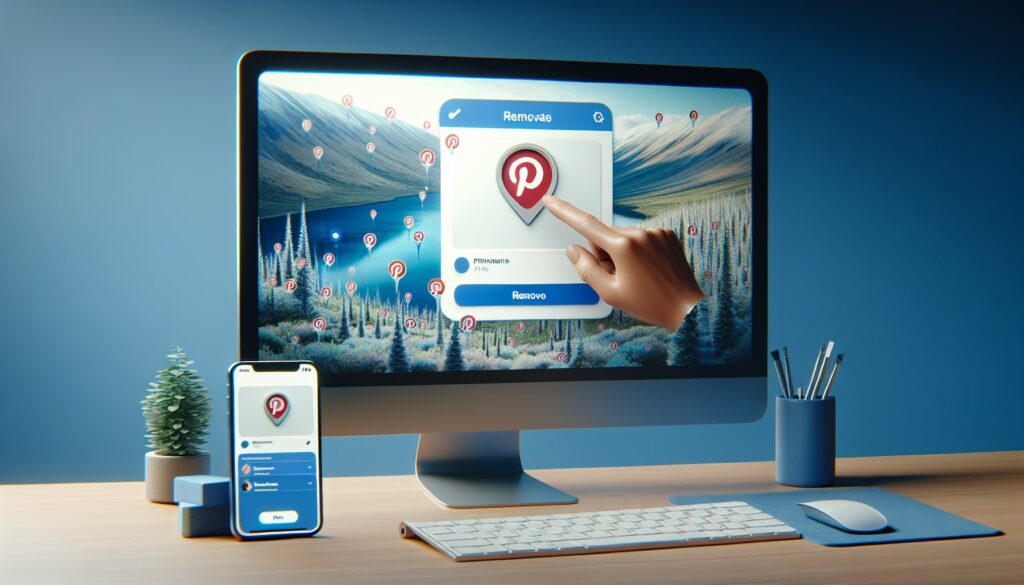 supprimer une epingle pinterest