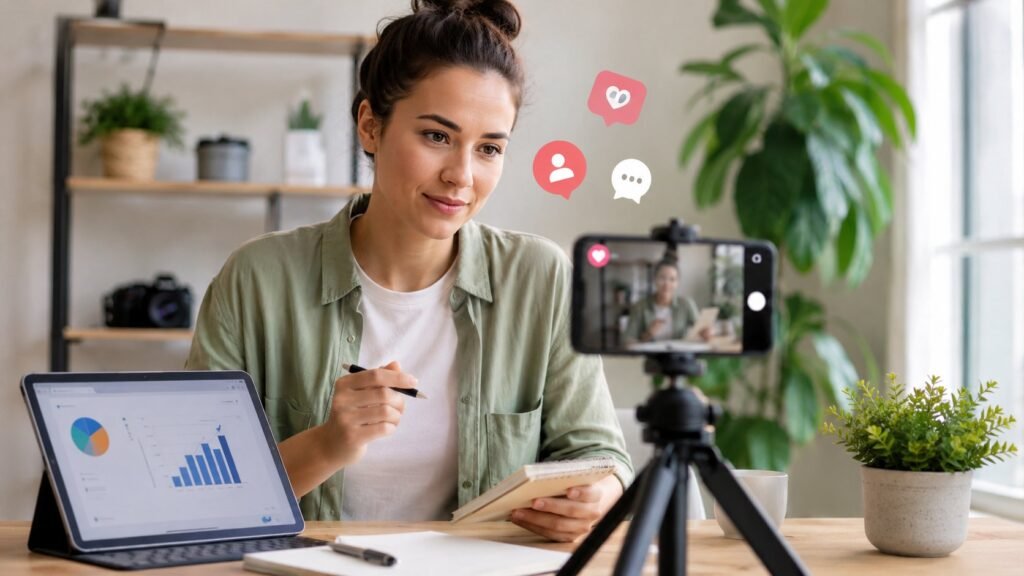 Scène réaliste liée à Avoir plus de followers sur Instagram sans tricher