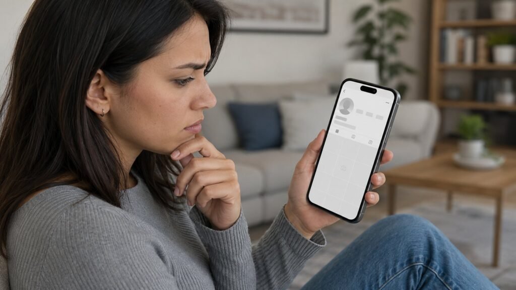 Scène réaliste liée à Bloqué sur Instagram ? Comment le vérifier sans se tromper
