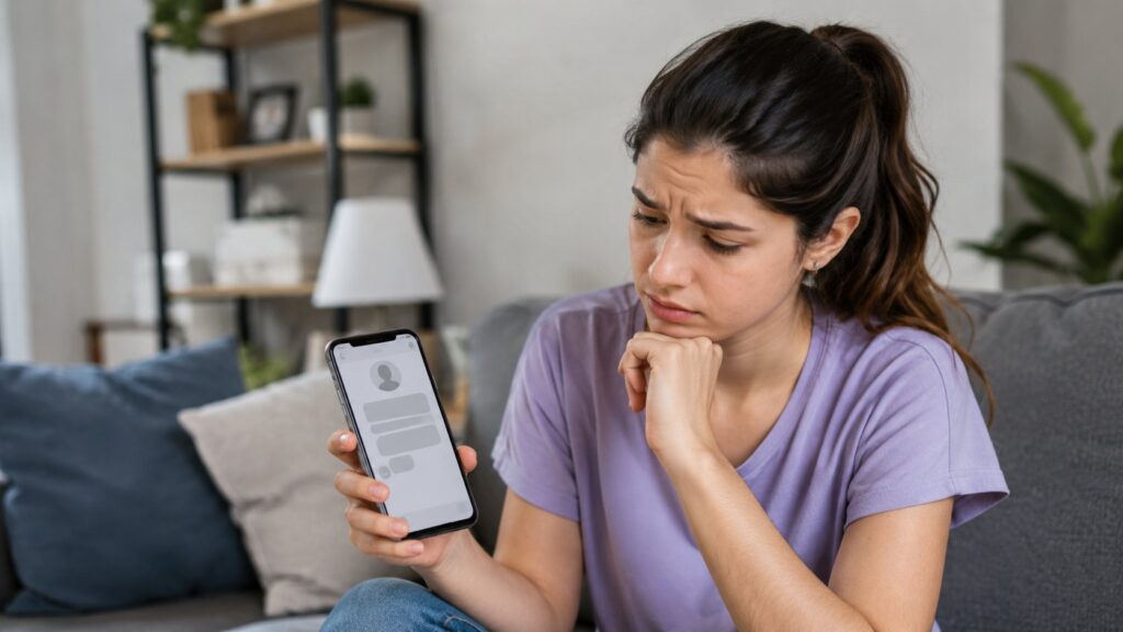 Scène réaliste liée à Bloqué sur Instagram : peut-on encore lui parler ?