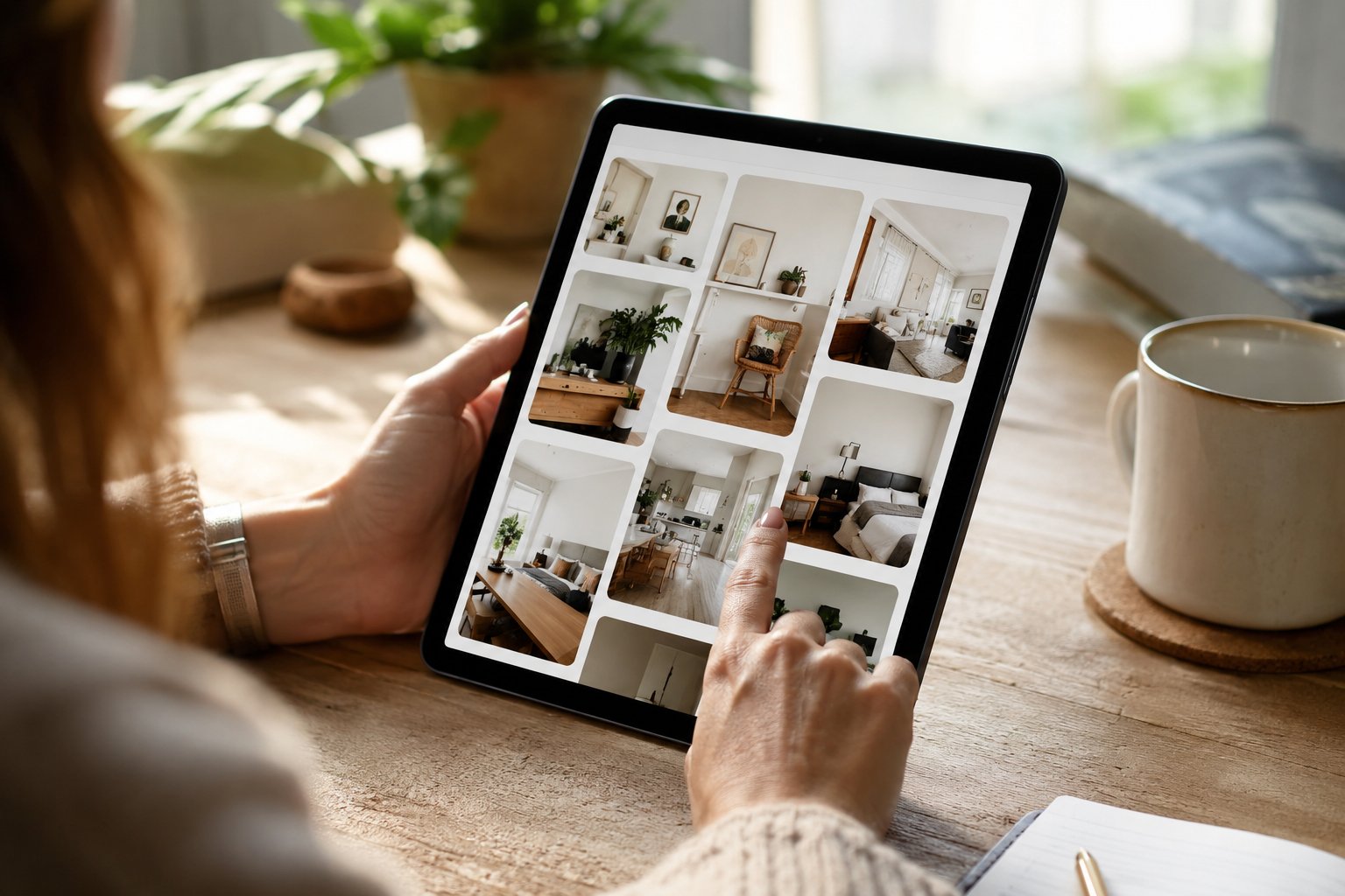 Scène réaliste liée à Comment fonctionne Pinterest ? De la recherche aux tableaux