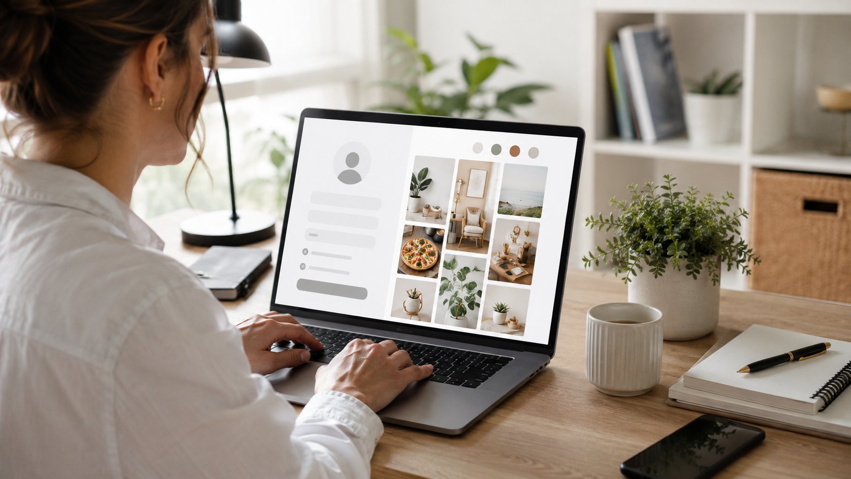 Scène réaliste liée à Créer un compte Pinterest : mode d’emploi et réglages clés