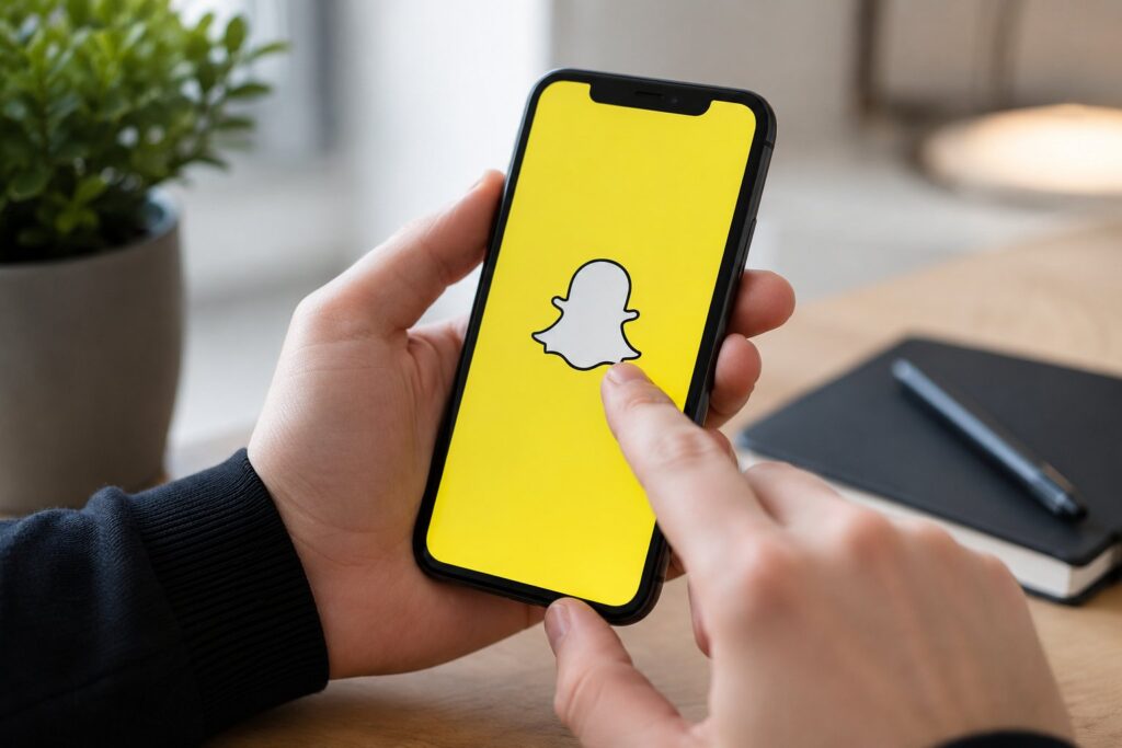 Scène réaliste liée à Débloquer quelqu’un sur Snapchat : 4 étapes simples