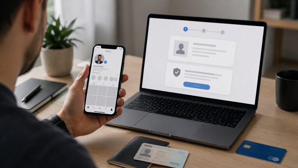 Scène réaliste liée à Être certifié sur Instagram : gratuit ou Meta Verified ?