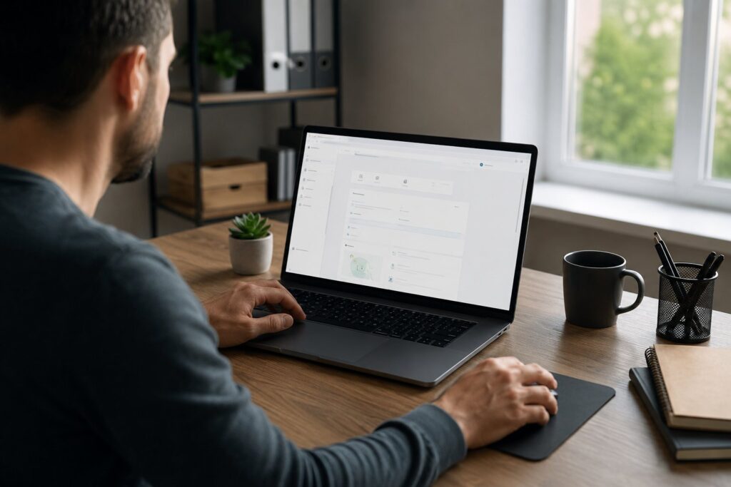 Scène réaliste liée à Fermer un compte Meta Business Suite : la bonne méthode