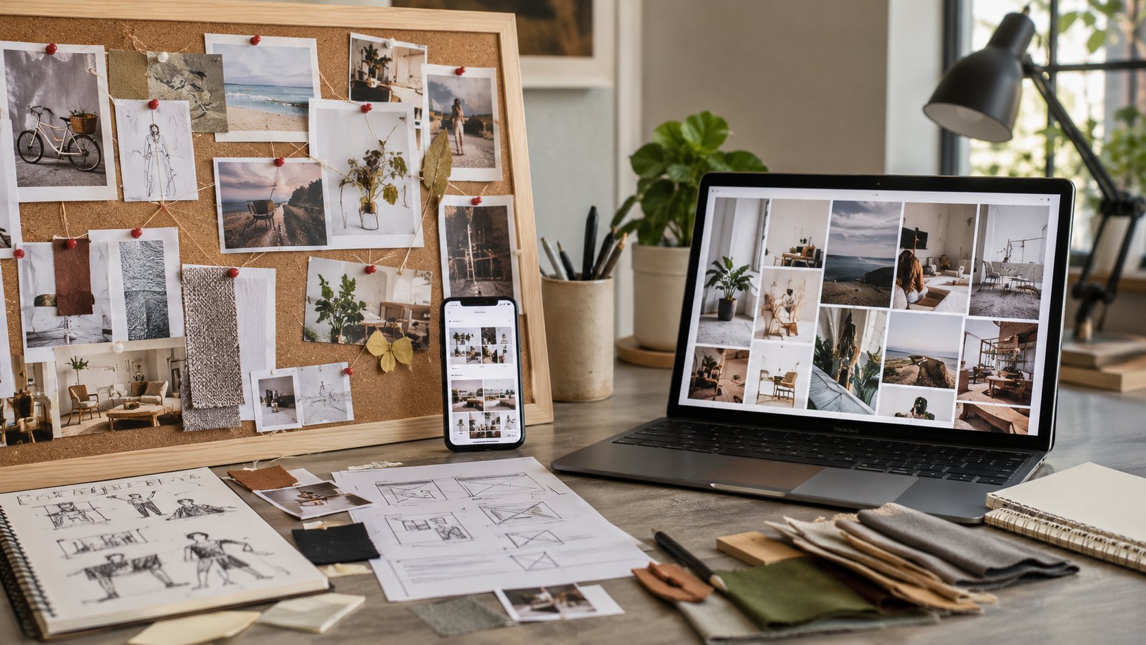 Scène réaliste liée à Histoire de Pinterest : de Tote au moteur visuel