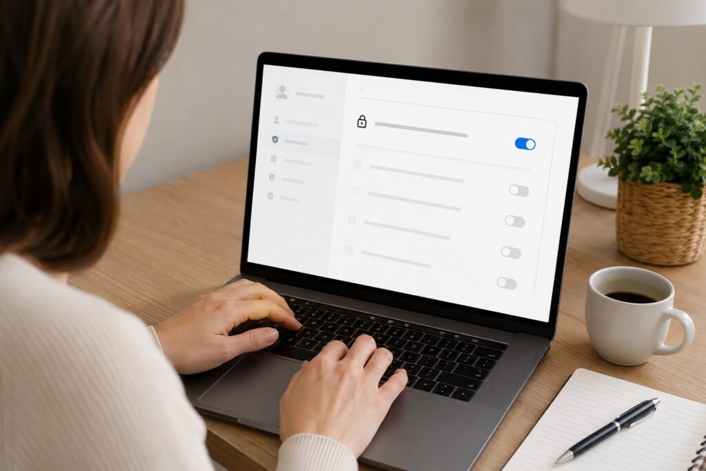 Scène réaliste liée à Mettre son compte Pinterest en privé : étapes et limites