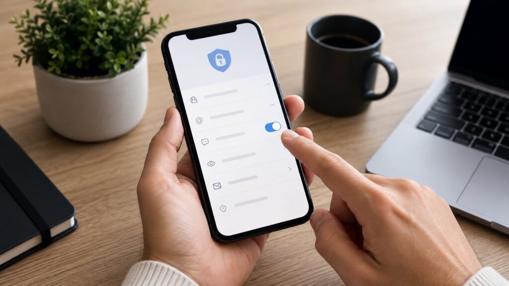 Scène réaliste liée à Mettre son compte Twitter en privé : le réglage X