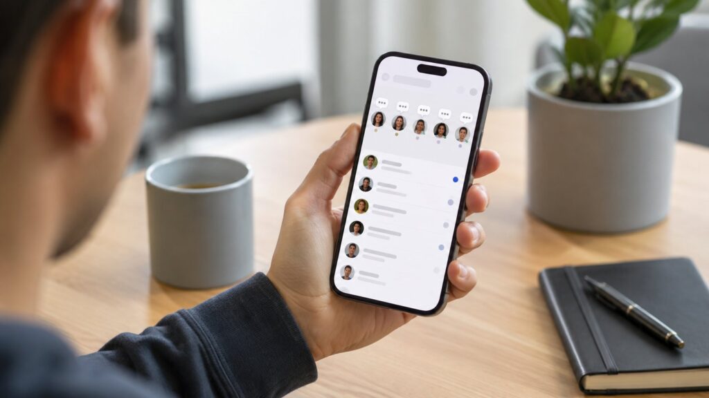 Scène réaliste liée à Notes Instagram : mode d’emploi, options et idées