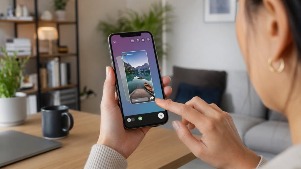 Scène réaliste liée à Partager une story Instagram : que faire selon le cas ?