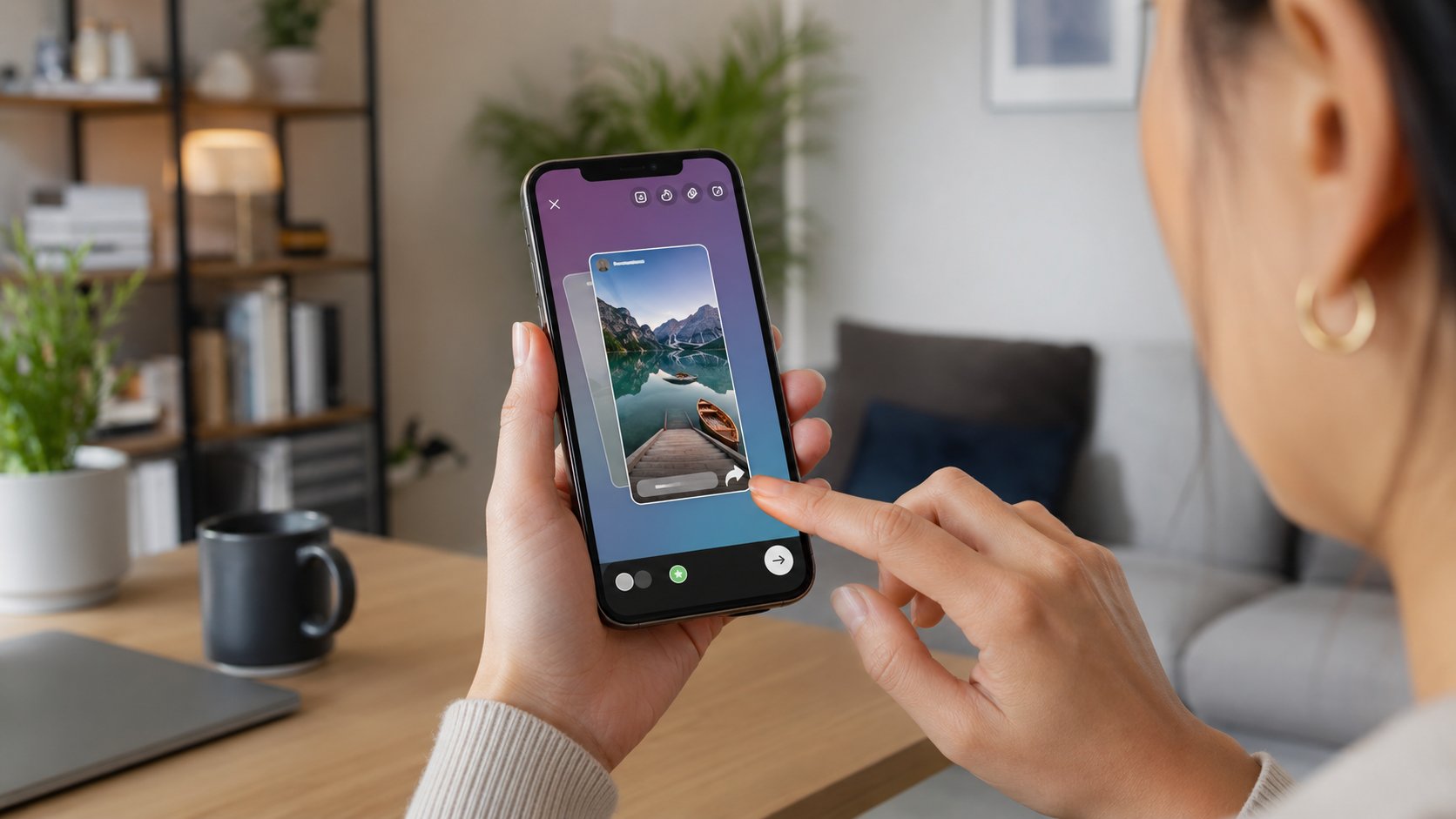 Scène réaliste liée à Partager une story Instagram : que faire selon le cas ?